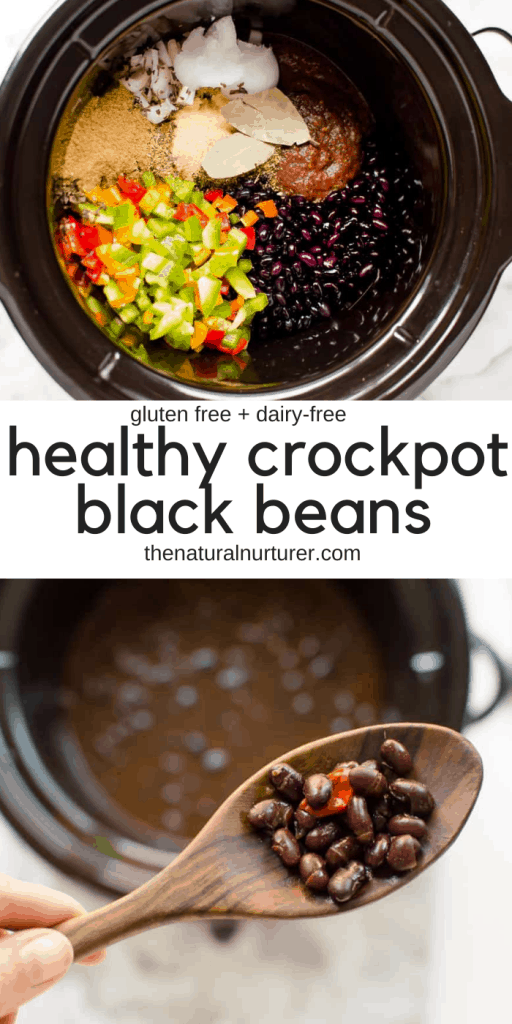 Slow Cooker Black Beans - I Heart Vegetables