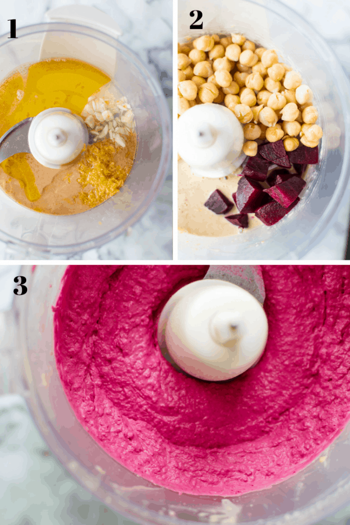 This is truly the BEST beet hummus under the sun and is so easy to make. Beautiful to look at, an amazing balance of flavors and a smooth, creamy texture to boot!