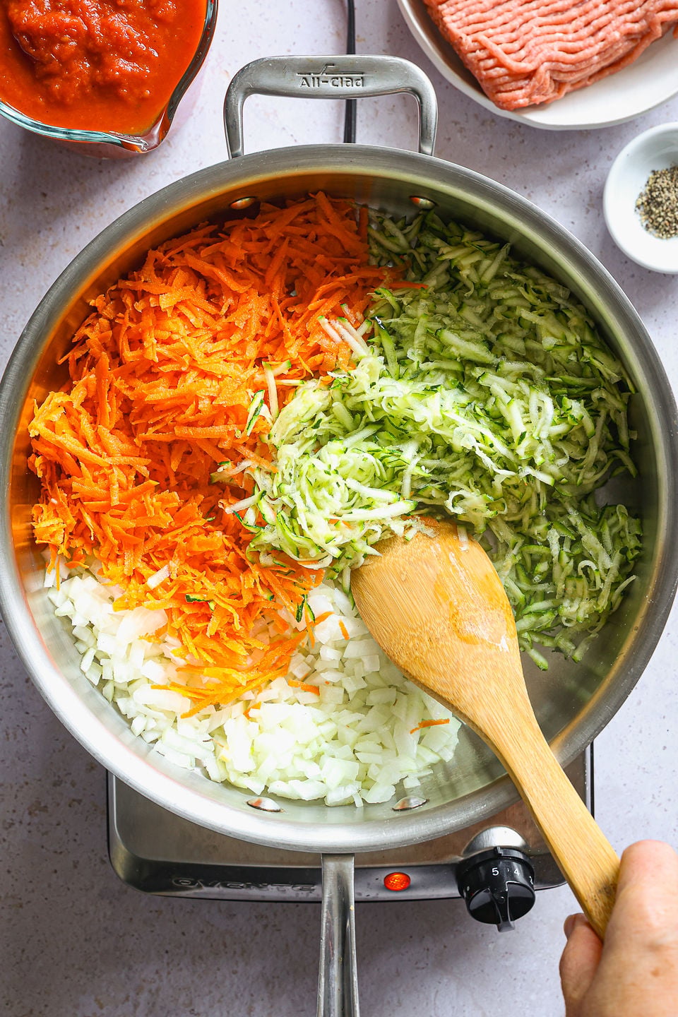Weeknight Veggie-Loaded Turkey Skillet Lasagna - The Natural Nurturer